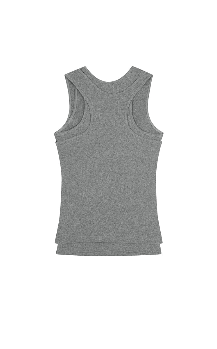 Vest / JNBY Slim Fit Cotton Ribbed Tank