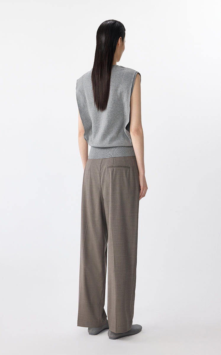 Sweater / JNBY Fitted Cotton Knit Vest