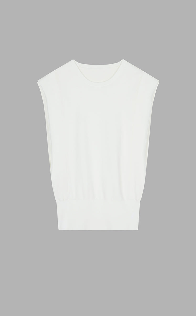 Sweater / JNBY Fitted Cotton Knit Vest