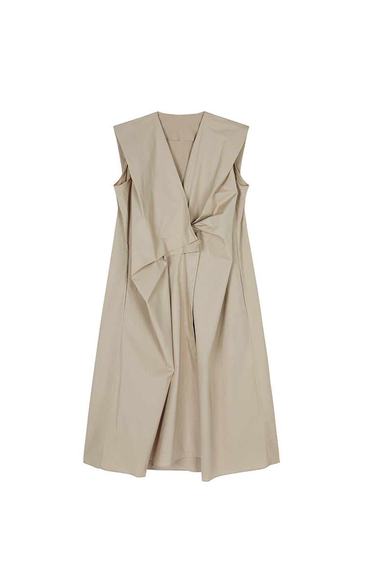 Dress / JNBY Sleeveless Cotton Stretch Dress