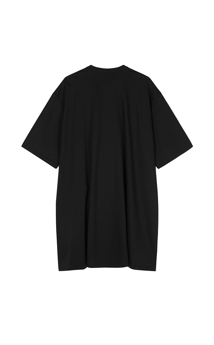 Dress / JNBY Asymmetric Cotton Short Sleeve Dress