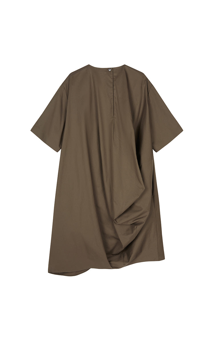 Dress / JNBY Irregular Urban Short Sleeve Dress
