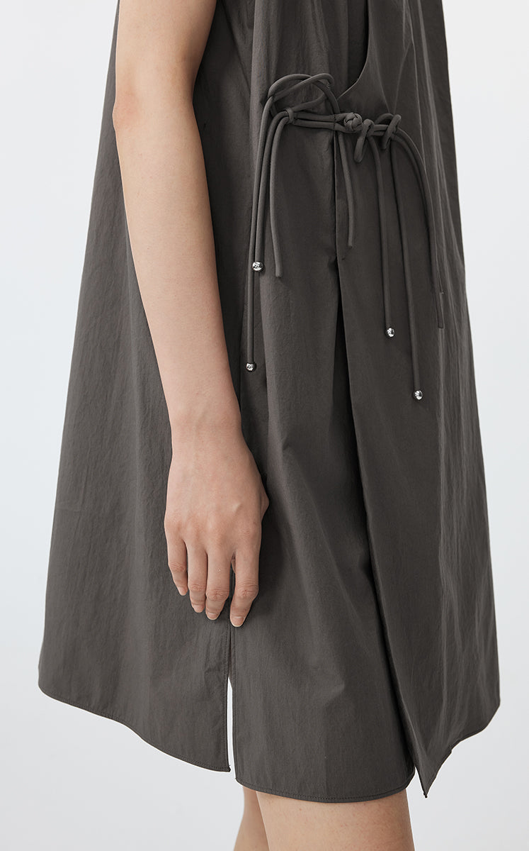 Dress / JNBY Oversized Dress with Chinese Button Closure