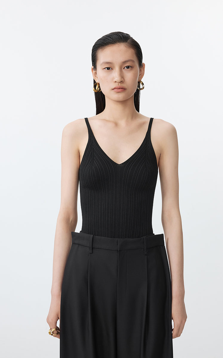 Vest / JNBY Slim Fit Ribbed Tank