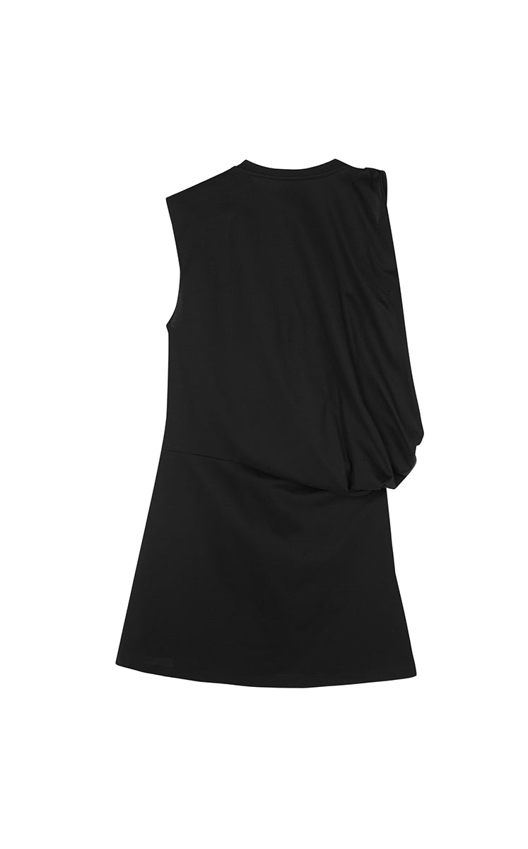 Dress / JNBY Twisted Cotton Sleeveless Dress