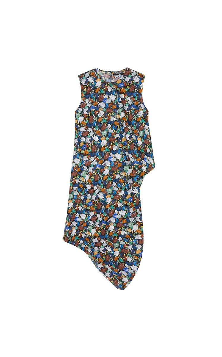 （Top-selling）Dress / JNBY Liberty Cotton Dress with Deconstructed Hem