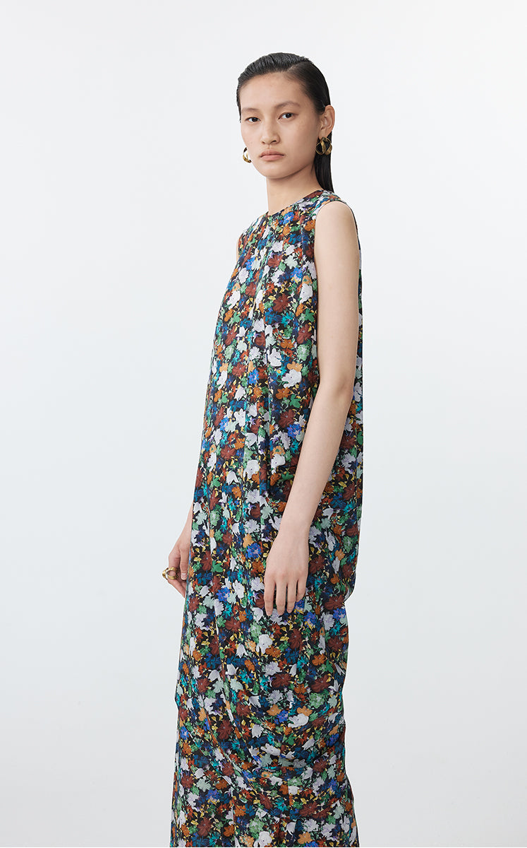 （Top-selling）Dress / JNBY Liberty Cotton Dress with Deconstructed Hem