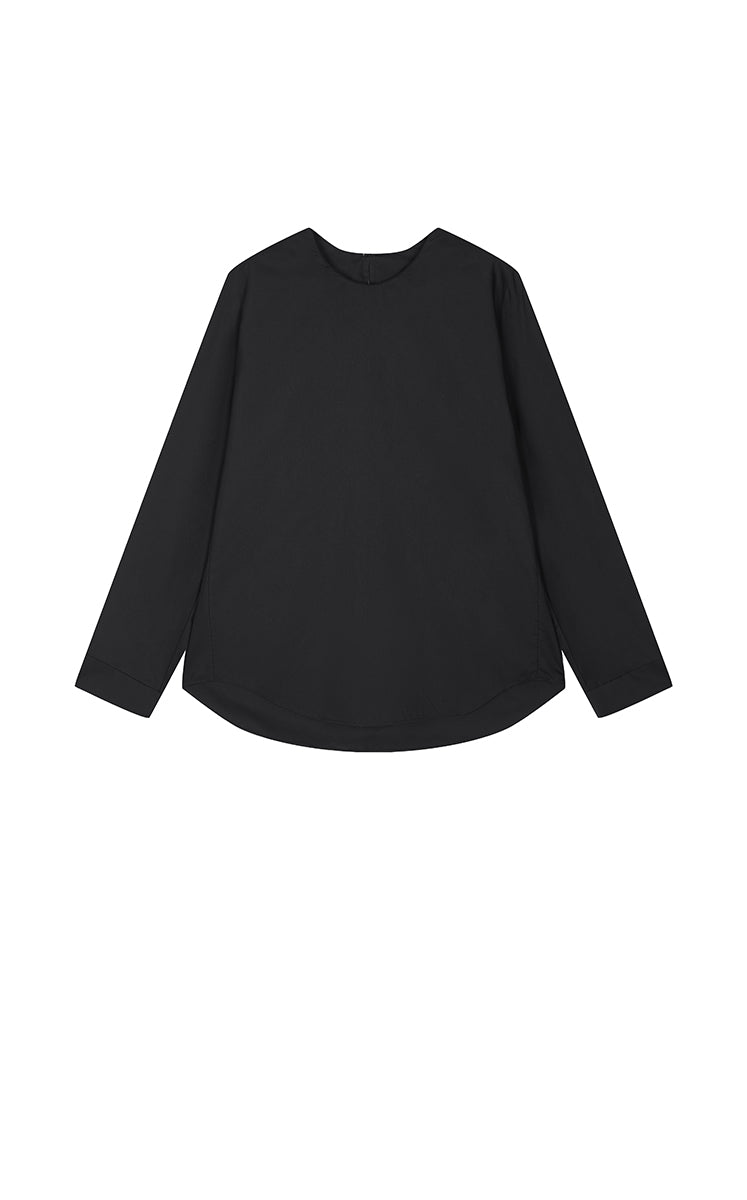Shirt / JNBY Loose Cotton & Mulberry Silk Top