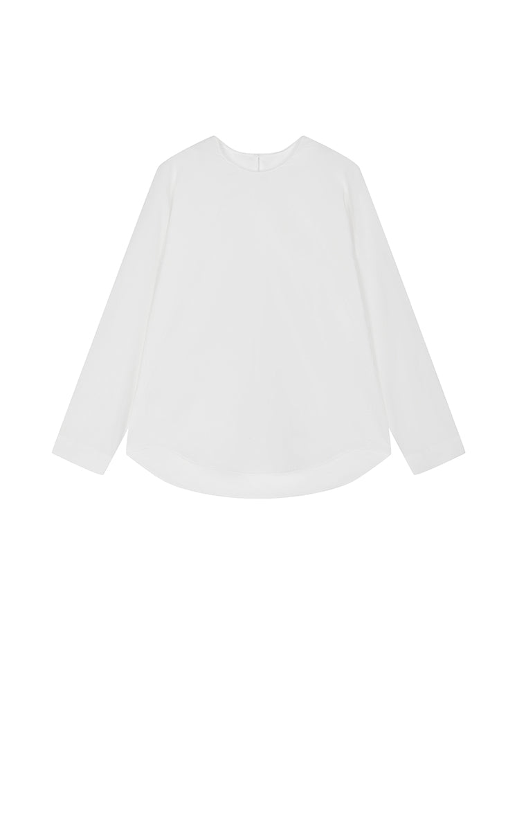 Shirt / JNBY Loose Cotton & Mulberry Silk Top