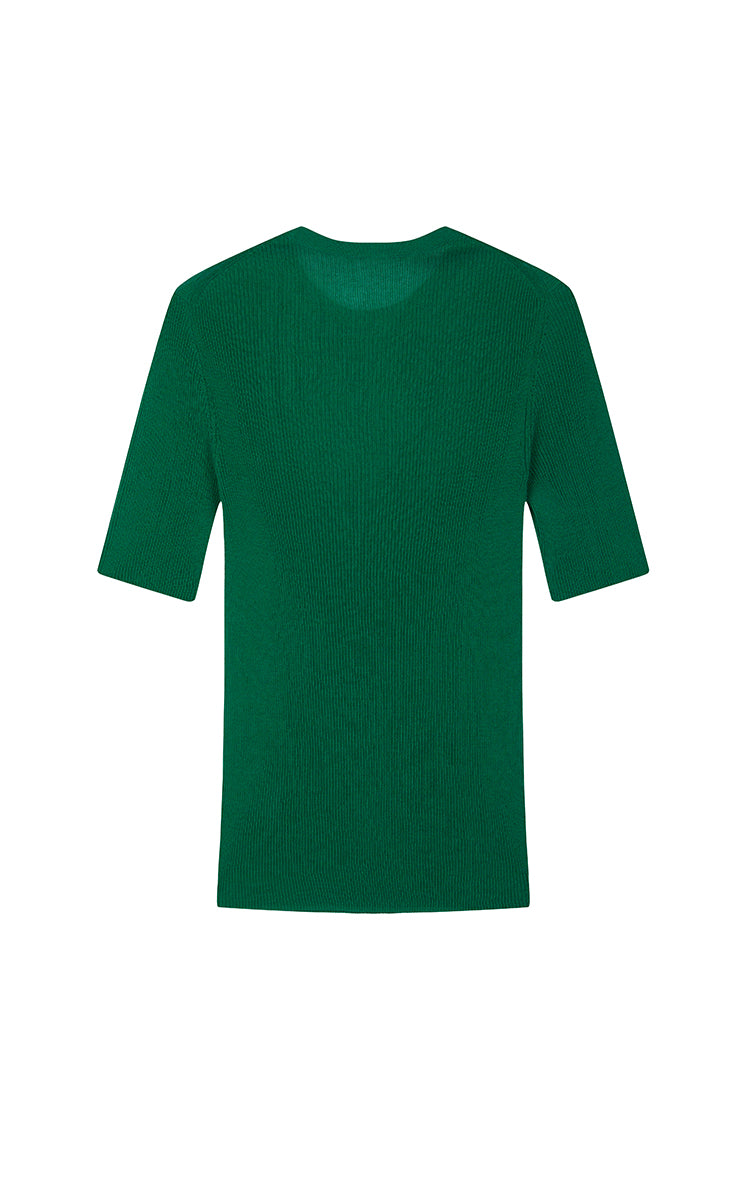 Sweater / JNBY Slim Fit Ultra-Thin Short Sleeve Pullover