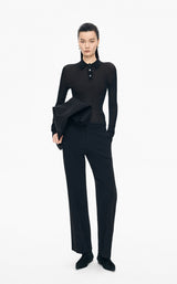 Sweater / JNBY Slim Fit Ultra-Thin Long Sleeve Pullover