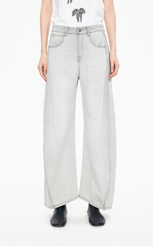 Pants / JNBY Eco Tencel Banana Jeans white