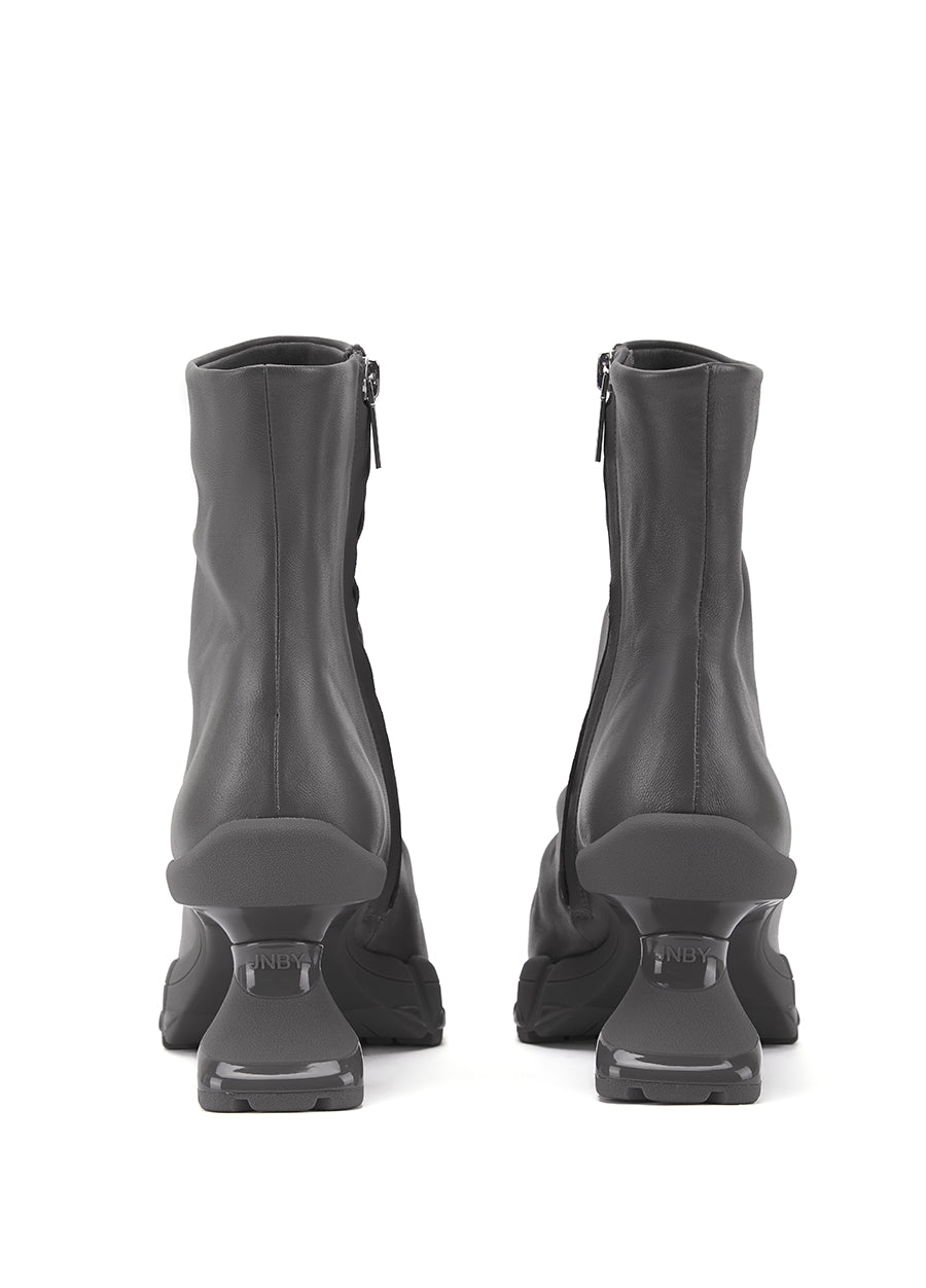 Shoes / JNBY Wool Leather Ankle Boots