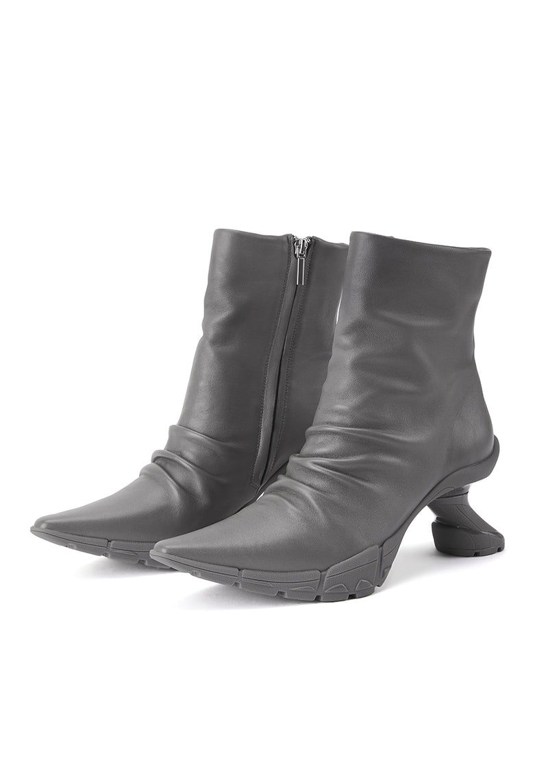 Shoes / JNBY Wool Leather Ankle Boots