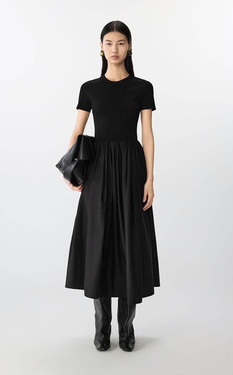 Dress / JNBY X-Line Short Sleeve Dress