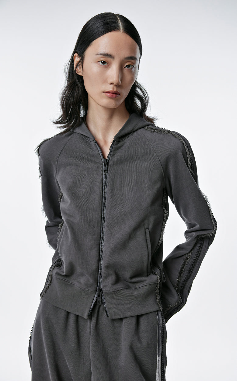 Sweatshirt / JNBY Cotton Hooded Sweatshirt Gray