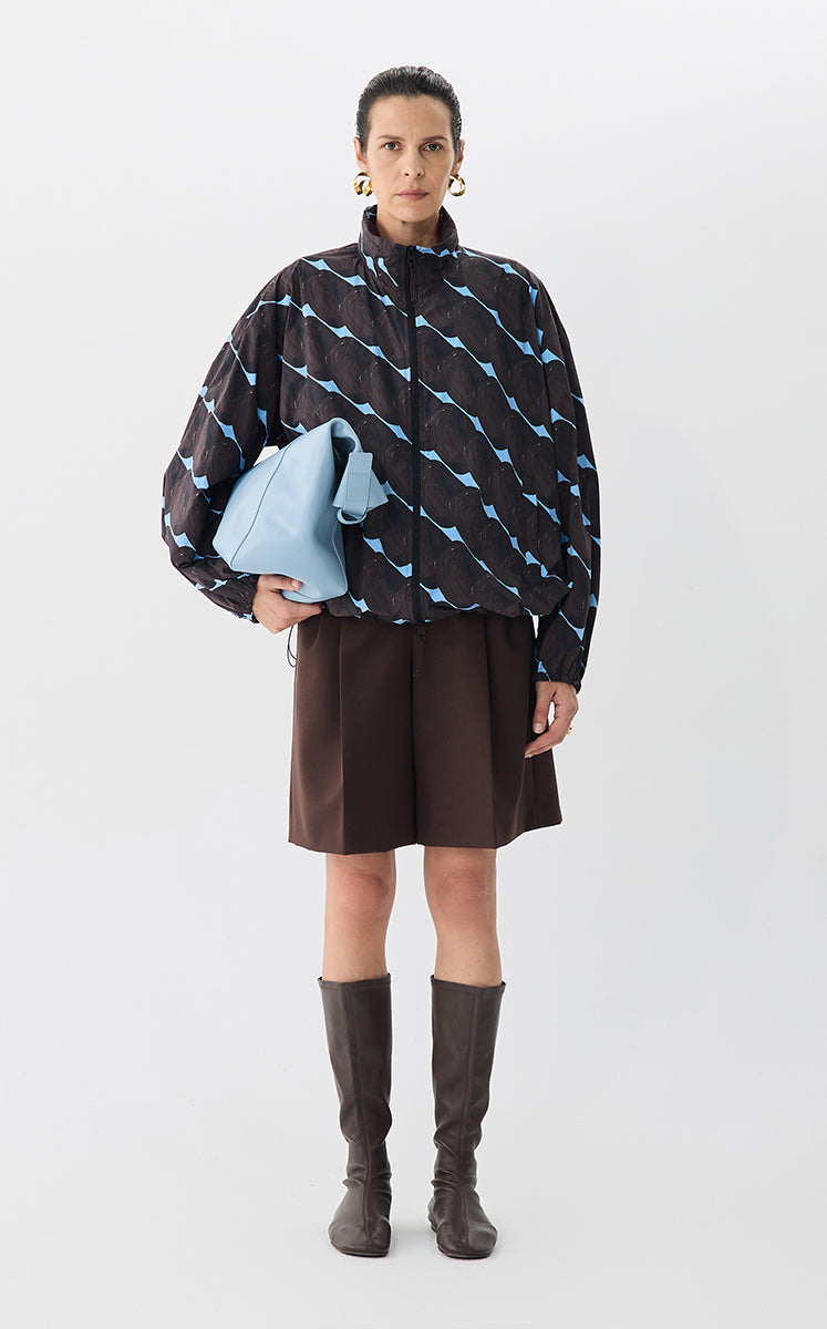 Jacket / JNBY UV Protection Geometric Print Jacket Brown