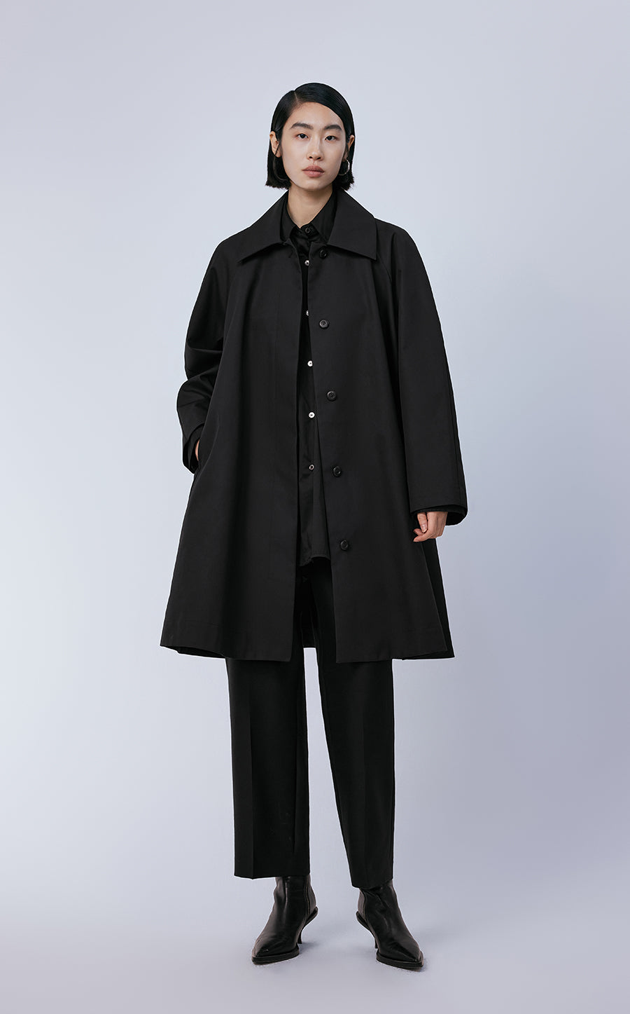Shirt / JNBY Oversize Cotton Minimalism Shirt￡¨Spring 24￡?