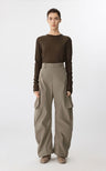 Dull brown
