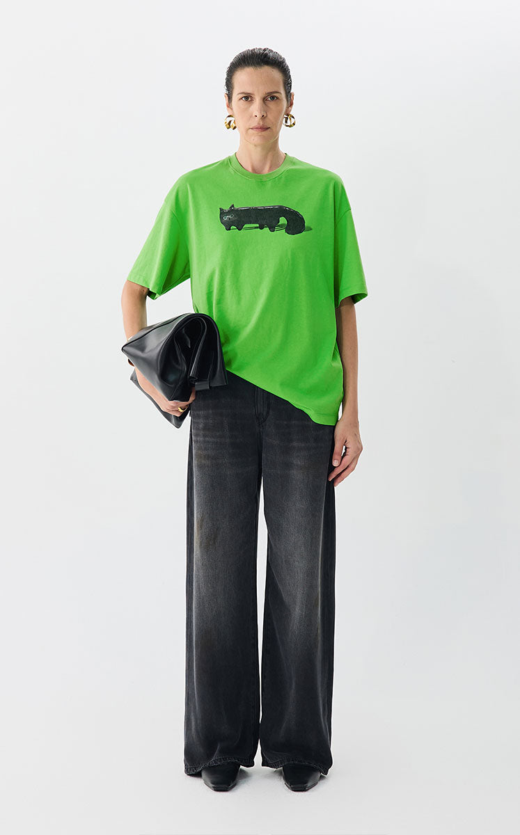 T-shirt / JNBY Ceramic Cat Tee Greem