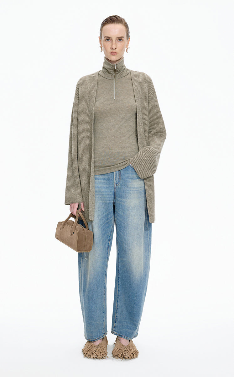 Sweater / JNBY Wool Yak Longline Cardigan