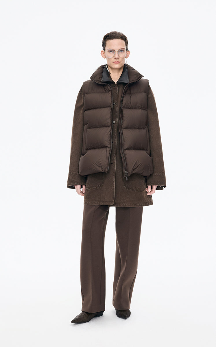 Down Vest / JNBY A-Line Oversize Down Vest