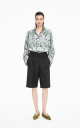 Shirt / JNBY Colored Pencil Floral Cotton Shirt