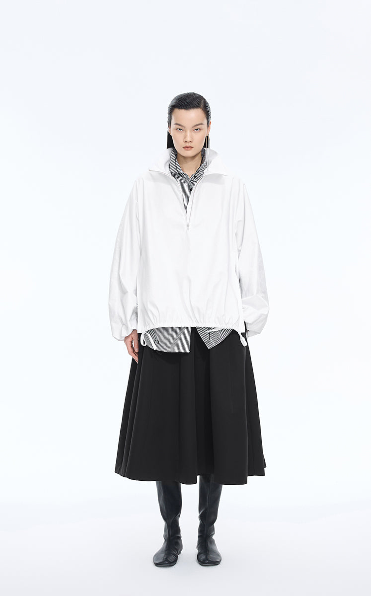 Jacket / JNBY Oversized Cotton Jacket White