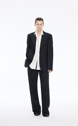 Blazer / JNBY Loose Notch Lapel Wool-Silk Blazer