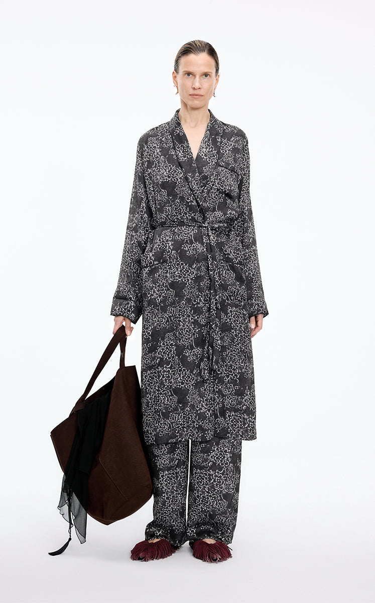 Pants / JNBY Drawstring Wide-Leg Maxi Pants