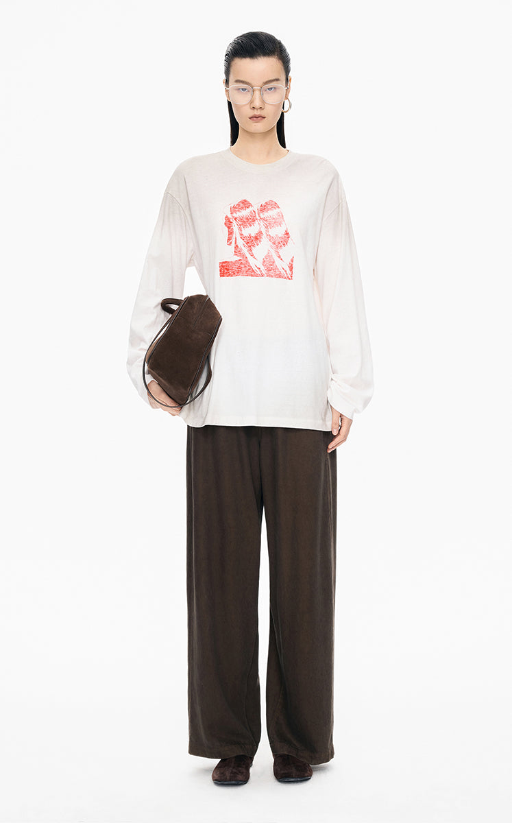 Pants / JNBY Eco-friendly Tencel Wide-Leg Jeans