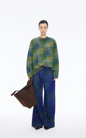 T-Shirt / JNBY Floral Graphic Cotton Long Sleeve Tee Colorful
