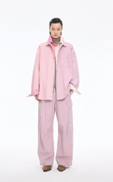 Pants / JNBY Pink Cargo Extra-Long Jeans