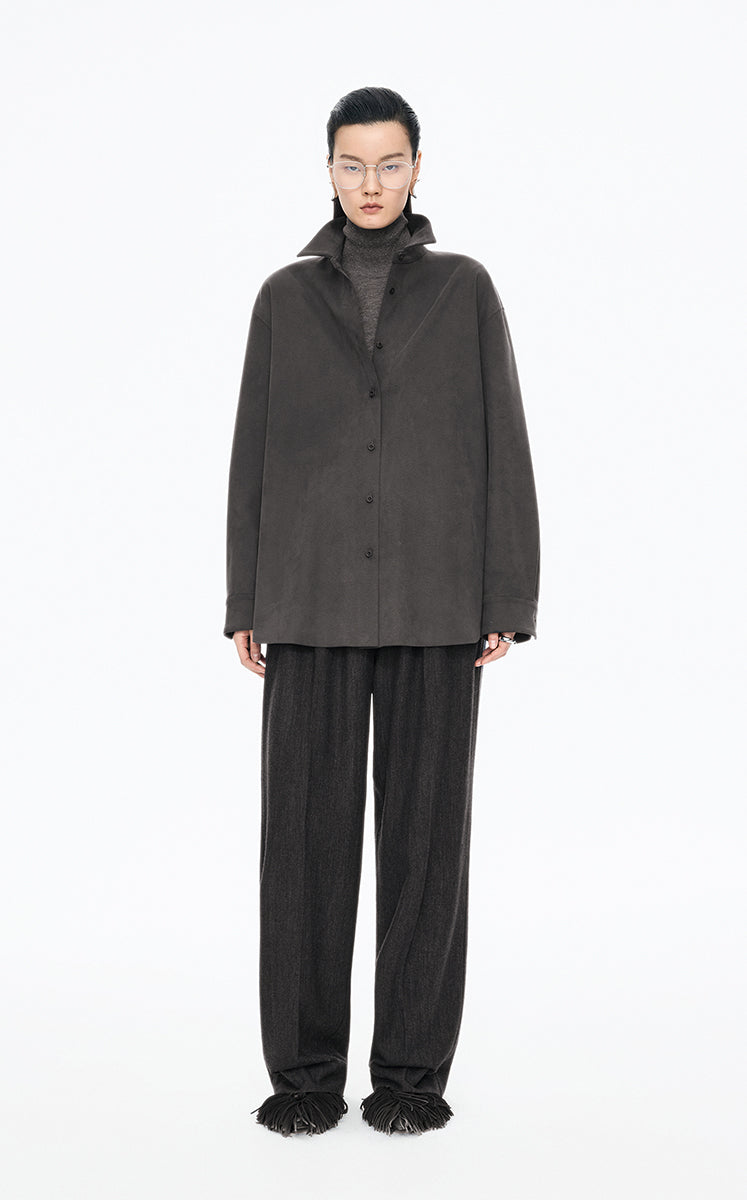 Pants / JNBY Premium Wool Straight-Leg Trousers