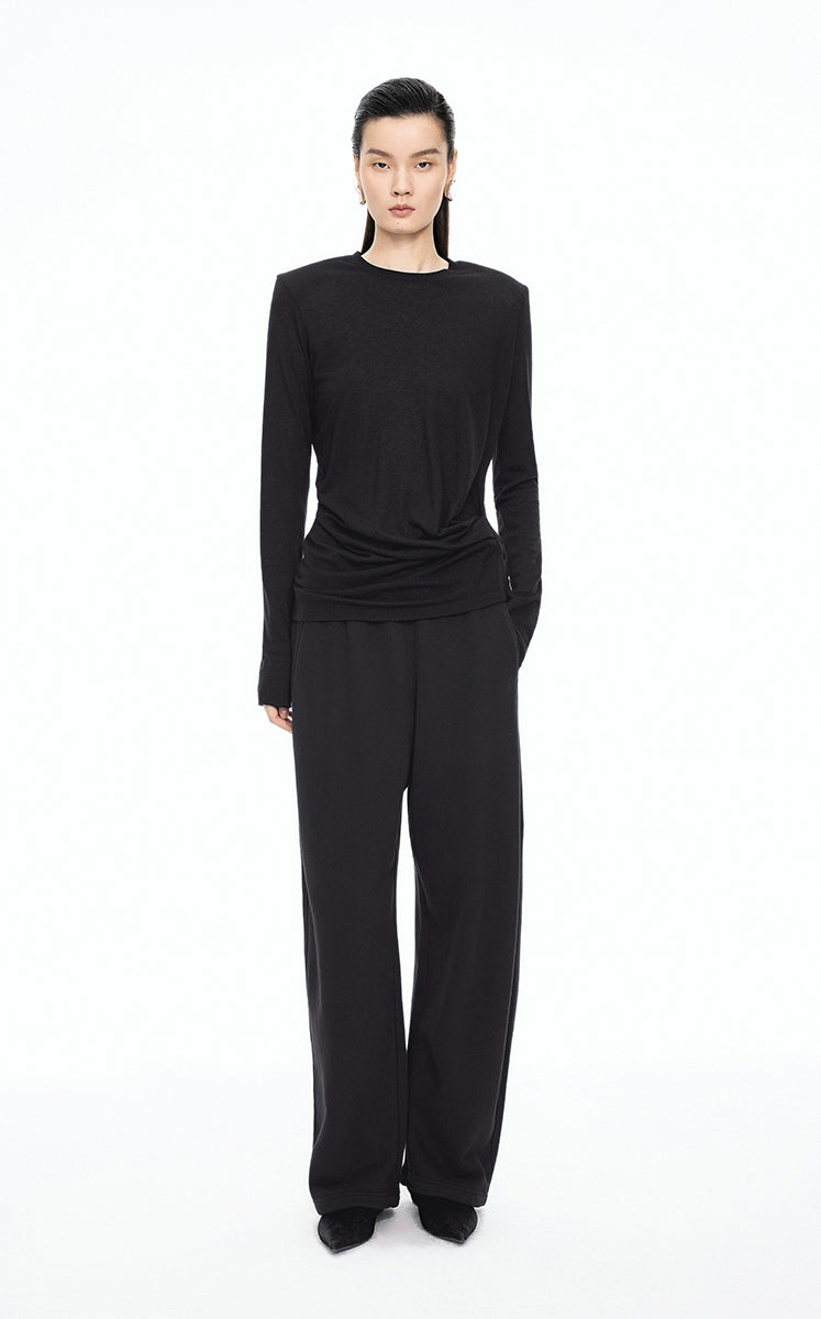 Pants / JNBY Relaxed Cotton Banana Pants