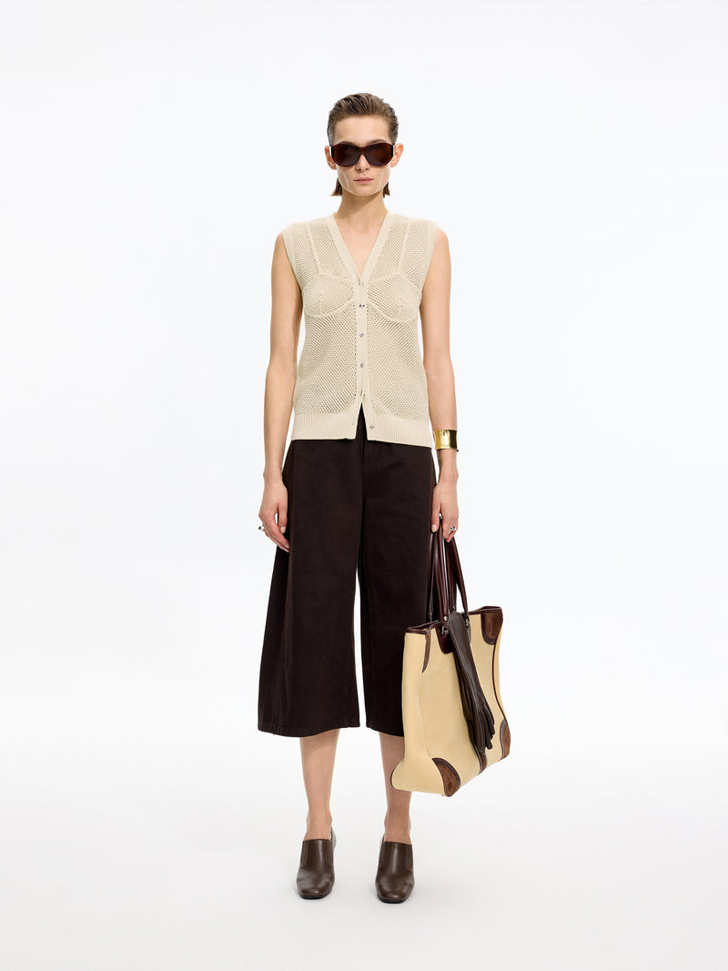 Vest / JNBY Washi Paper Blend Knit Vest