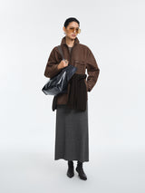 Jacket / JNBY Relaxed Fit Sheepskin Leather Jacket