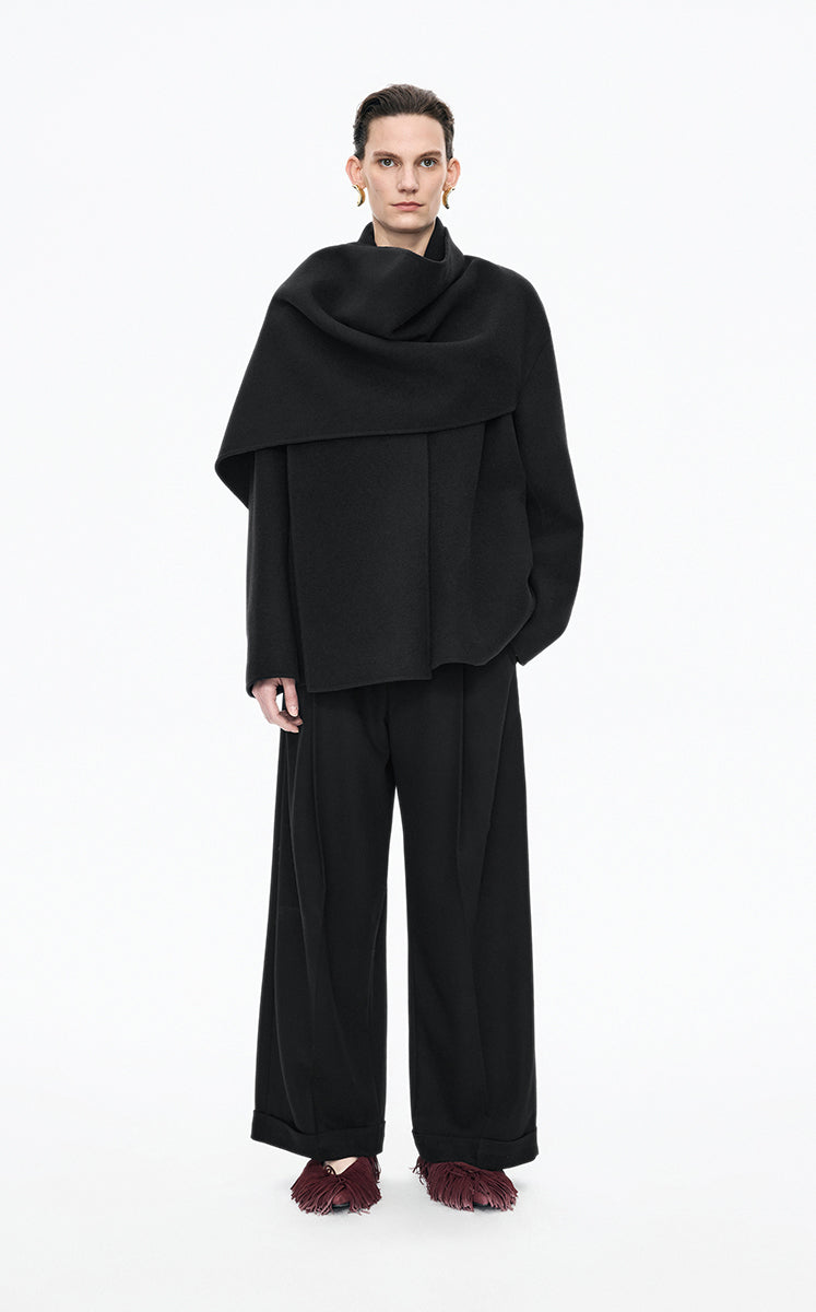 Coat / JNBY Oversize Wool Blend Coat