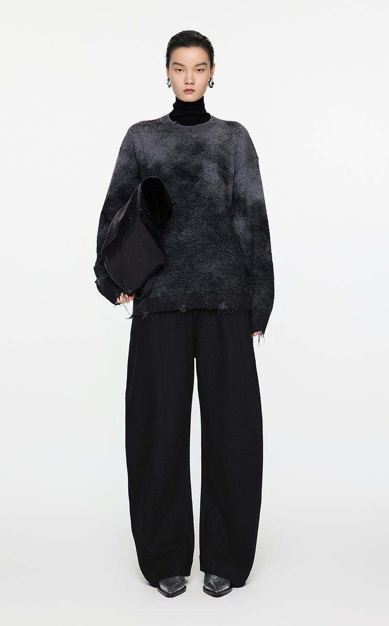 Sweater / JNBY Oversize Brushed-Effect Jumper Black