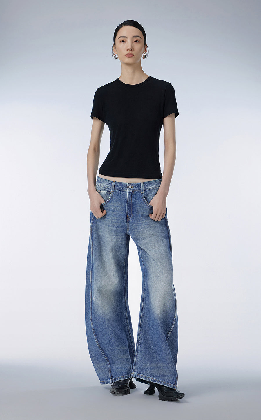 T-shirt / (ESG) JNBY Fitted Lyocell T-shirt￡¨Spring 24￡?