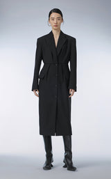 Coat / JNBY Wool Midi Trench Coat
