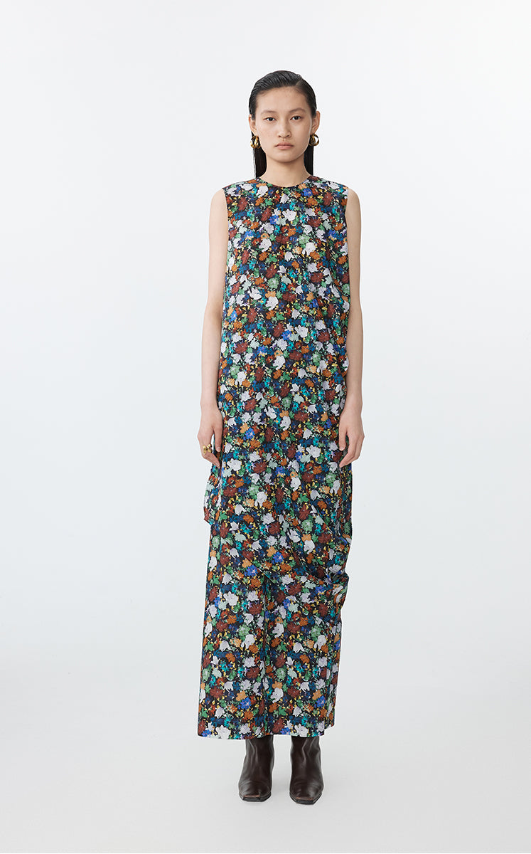 （Top-selling）Dress / JNBY Liberty Cotton Dress with Deconstructed Hem