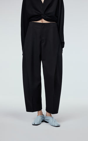 Pants / JNBY Relaxed Fit Carrot-leg Pants Black