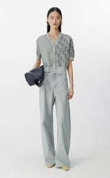 Shirt / JNBY Urban Print Short Sleeve Shirt
