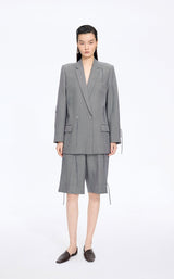 Blazer / JNBY Fringe-Trim Relaxed H-Line Blazer