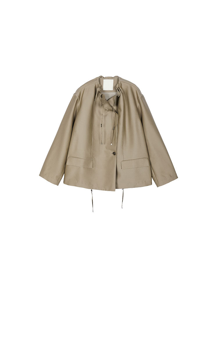 Blazer / JNBY Oversize Drawstring Collarless Blazer