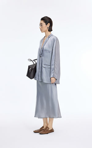 Blazer / JNBY Relaxed Polka Jacquard Cupro Blazer