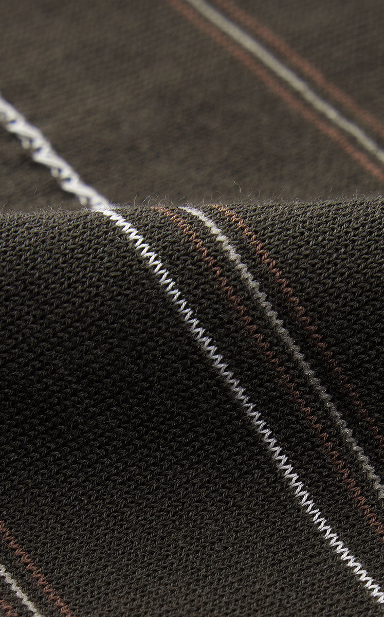 Cardigan / JNBY Cotton Stripe Short Sleeve Knit