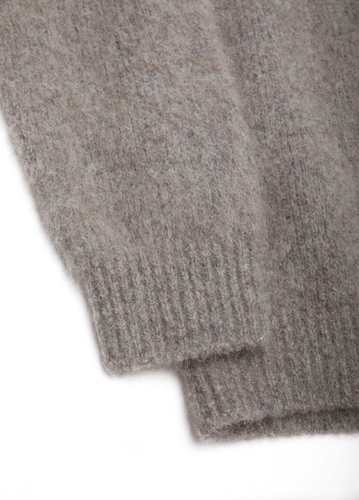 Cardigan / JNBY Alpaca Blend Geometric Knit Light Camel-2