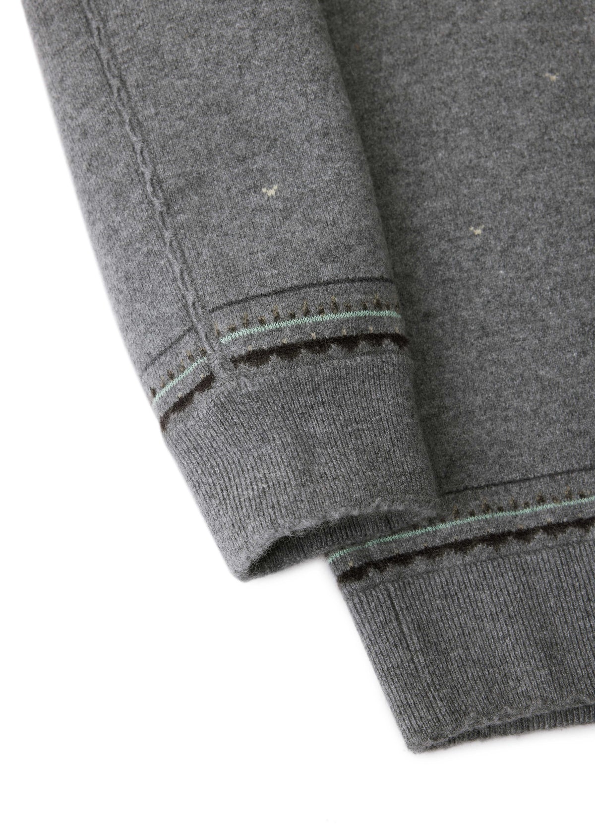 Cardigan / JNBY Merino Wool Cashmere Blend Jacquard Grey Mix-2
